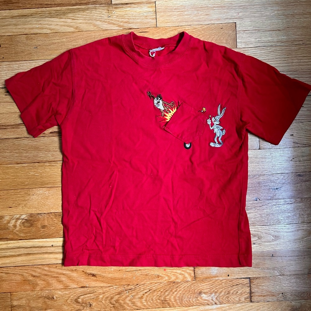 Vintage 90s youth looney tunes tee